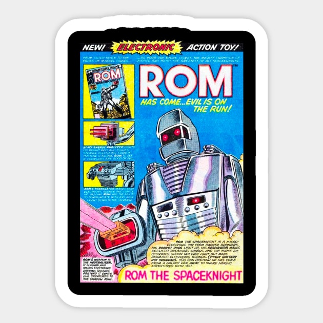 rom spaceknight Sticker by UNDER THE QUARTER